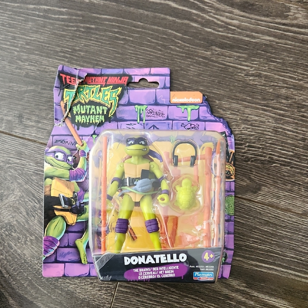 Nickelodeon Teenage Mutant Ninja Turtles MUTANT Donatello FIGURE - NEW 5"